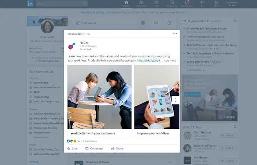 LinkedIn ads